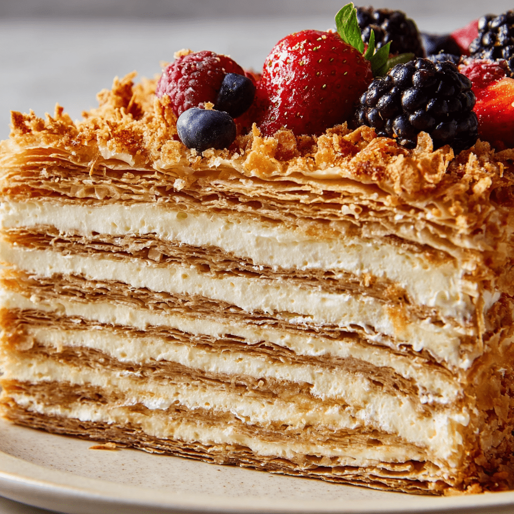 Napoleon Cake (Mille-Feuille) Recipe