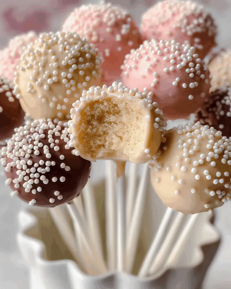 Homemade Birthday Cake Pops Recipe