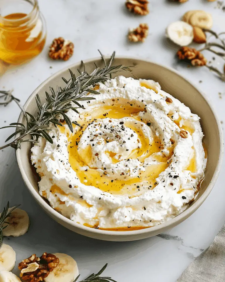 Whipped Ricotta with Honey Recipe