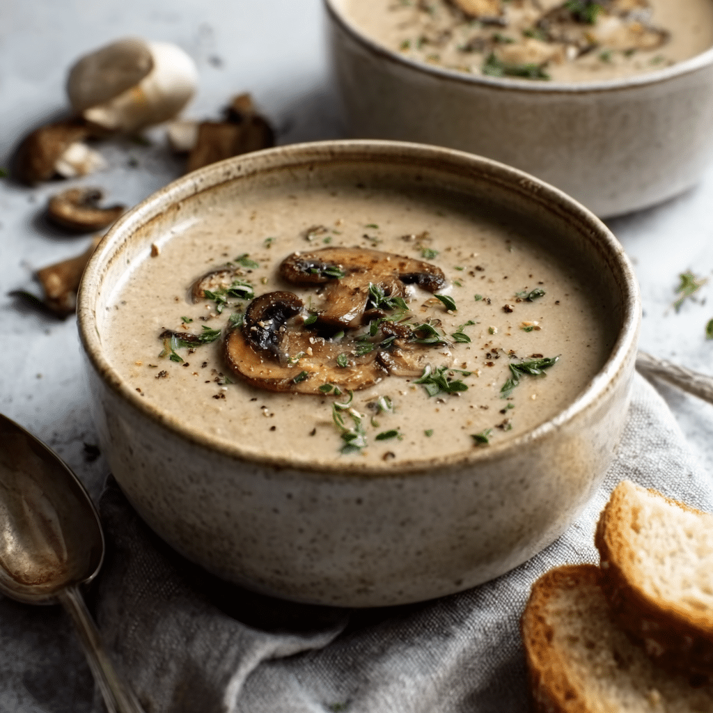 Creamy Mushroom Soup Recipe - Recipe Image
