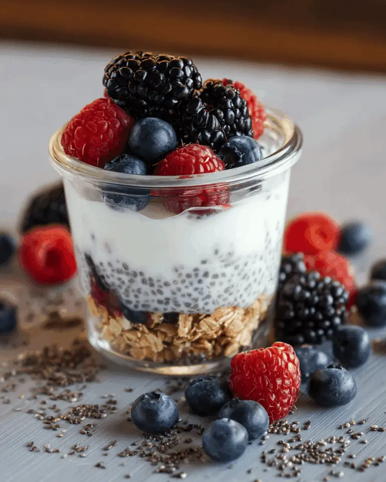 Berry and Chia Yogurt Parfait Recipe