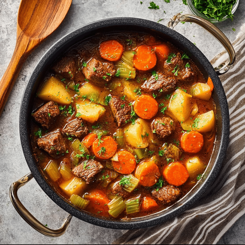 Beef Stew with Root Vegetables Recipe