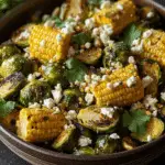 Mexican Street Corn Brussels Sprouts Recipe