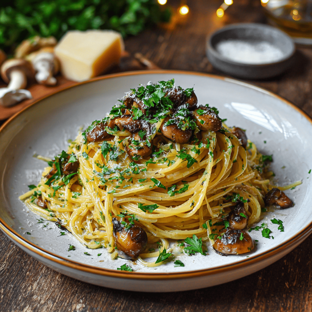 Wild Mushroom and Truffle Oil Pasta Recipe