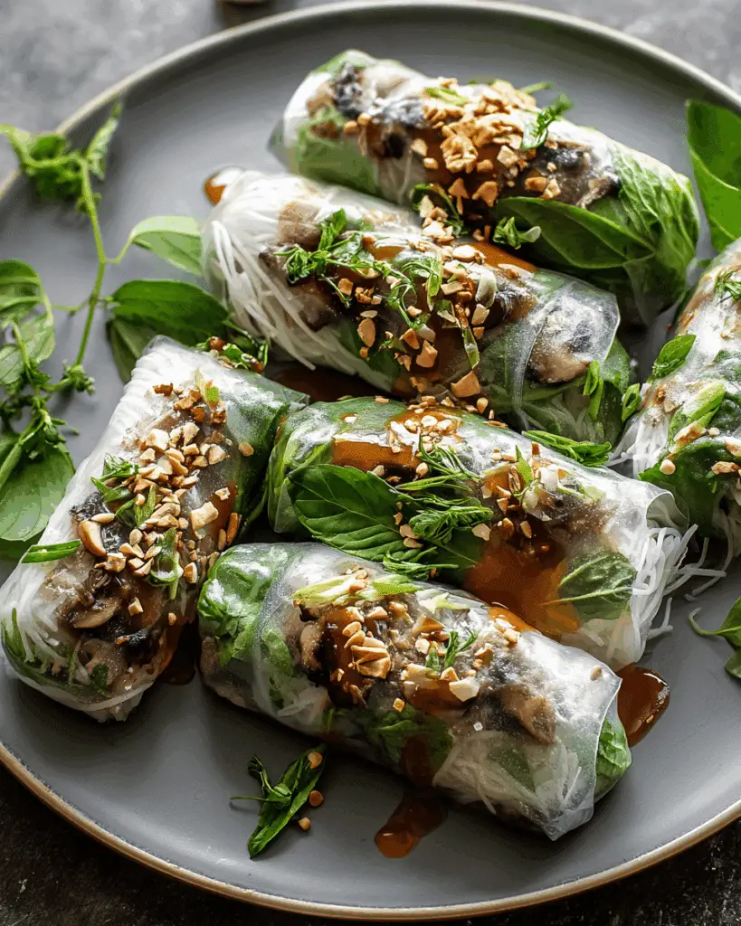 Thai Basil Beef Rolls Recipe