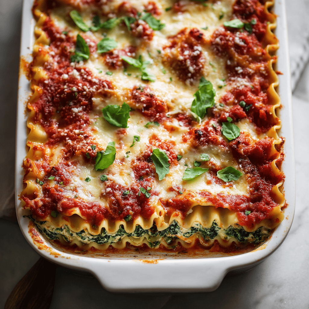 ** Delicious Spinach Lasagna Roll-Ups - Recipe Image
