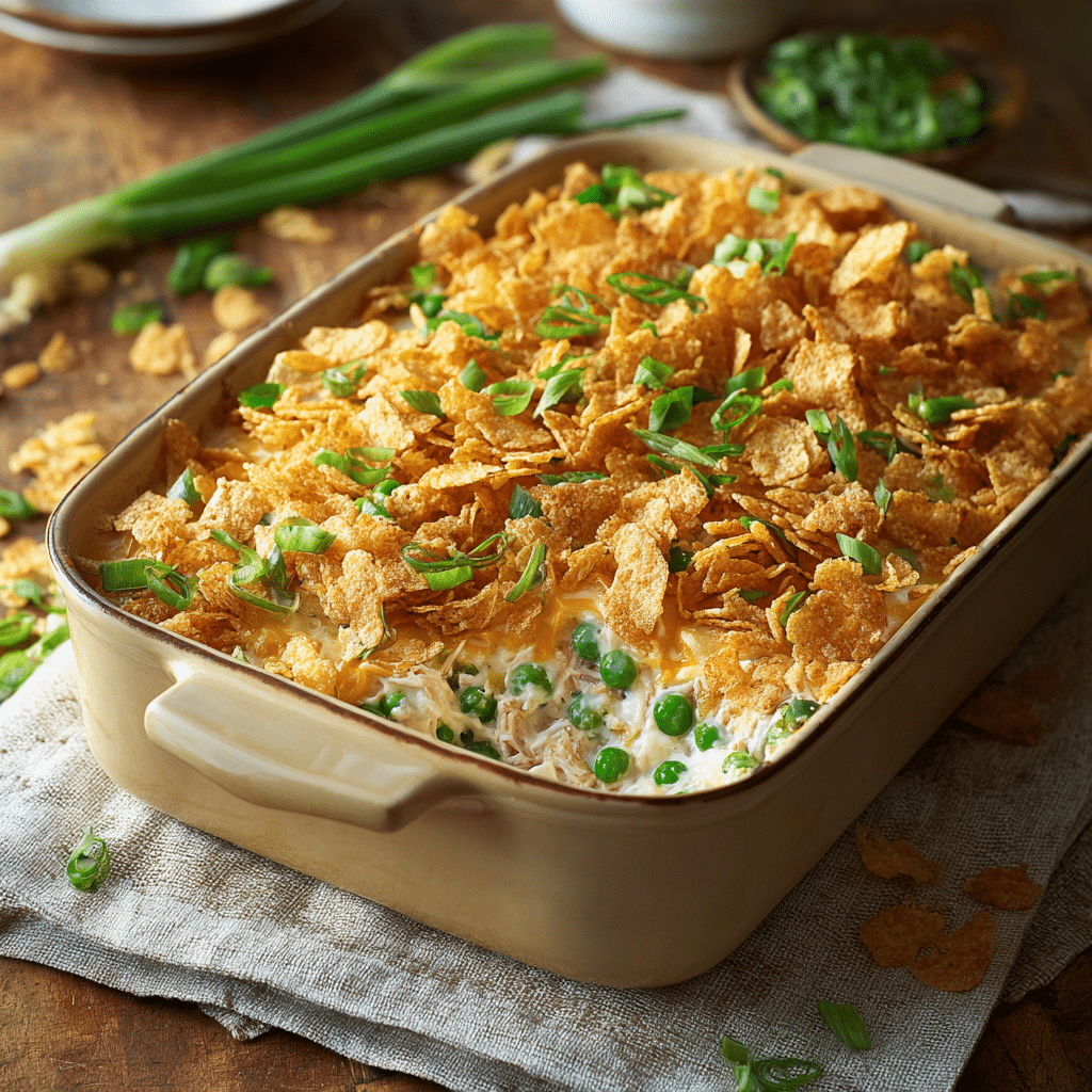 Creamy Chicken Ritz Casserole Recipe - Recipe Image