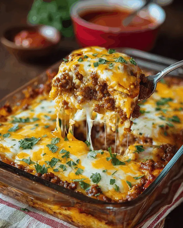 Cheesy Taco Biscuit Bake Recipe