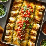 ** Easy Chicken Enchiladas with Green Sauce