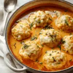 Creamy Tomato Soup with Cheddar Bay Biscuit Dumplings Recipe