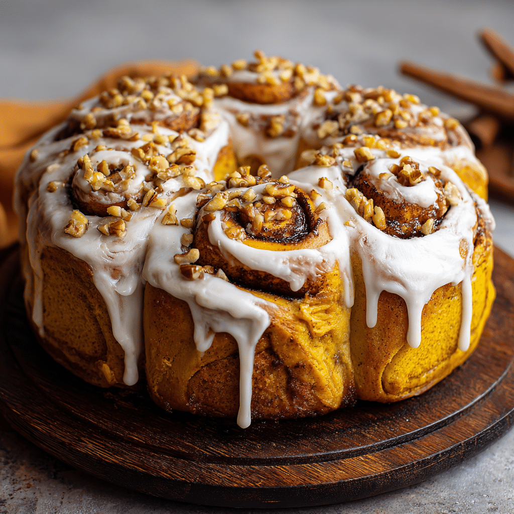 Pumpkin Cinnamon Roll Cake – Recipe