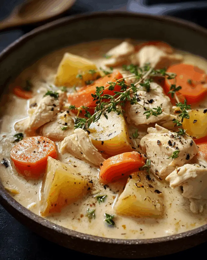 Apple Cider Chicken Stew Recipe