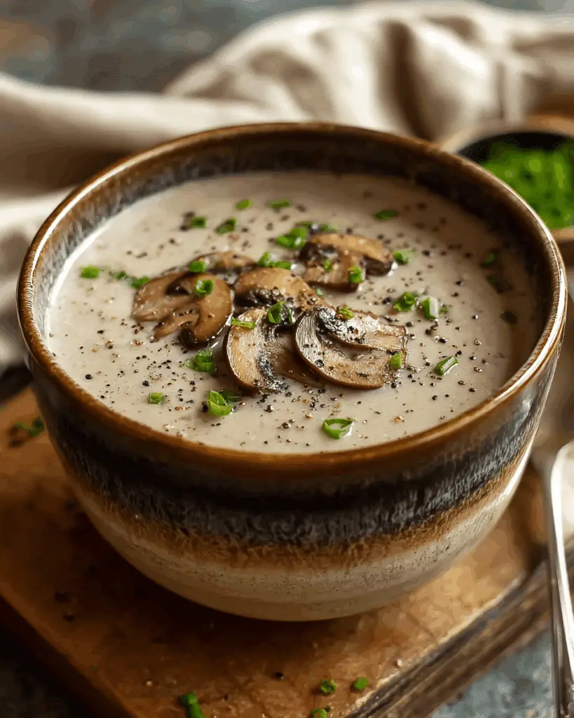 Creamy Mushroom Soup Recipe