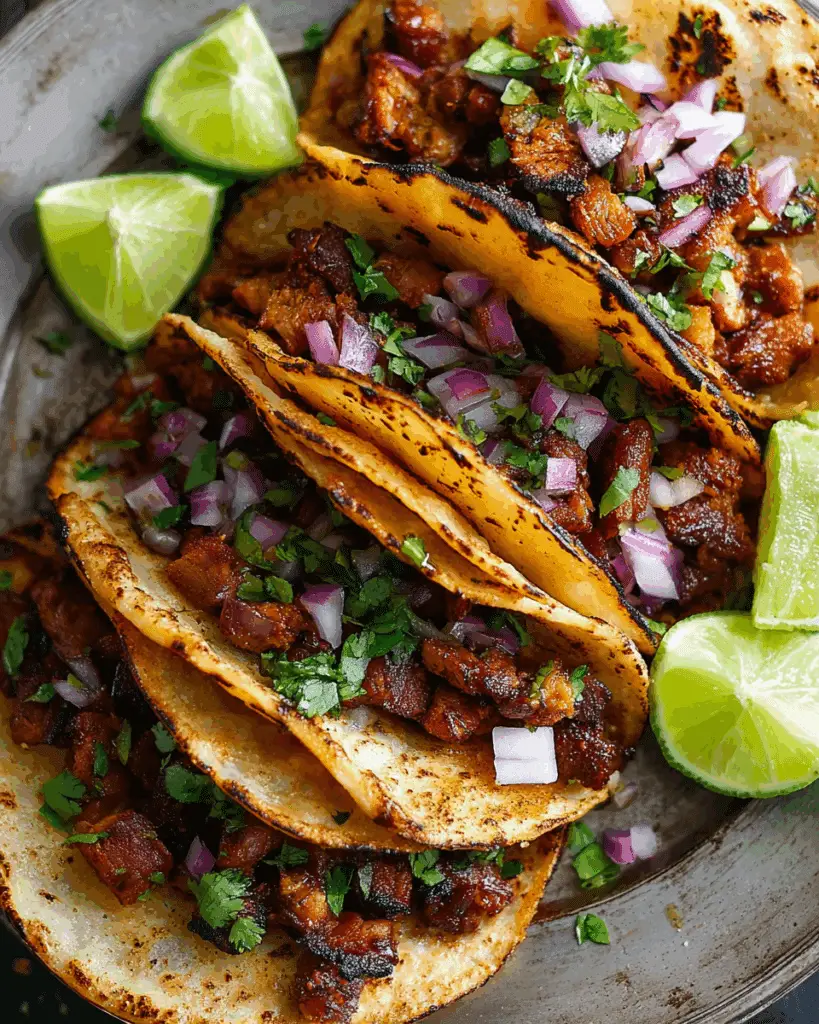 Skirt Steak Tacos with Cilantro and Lime Recipe
