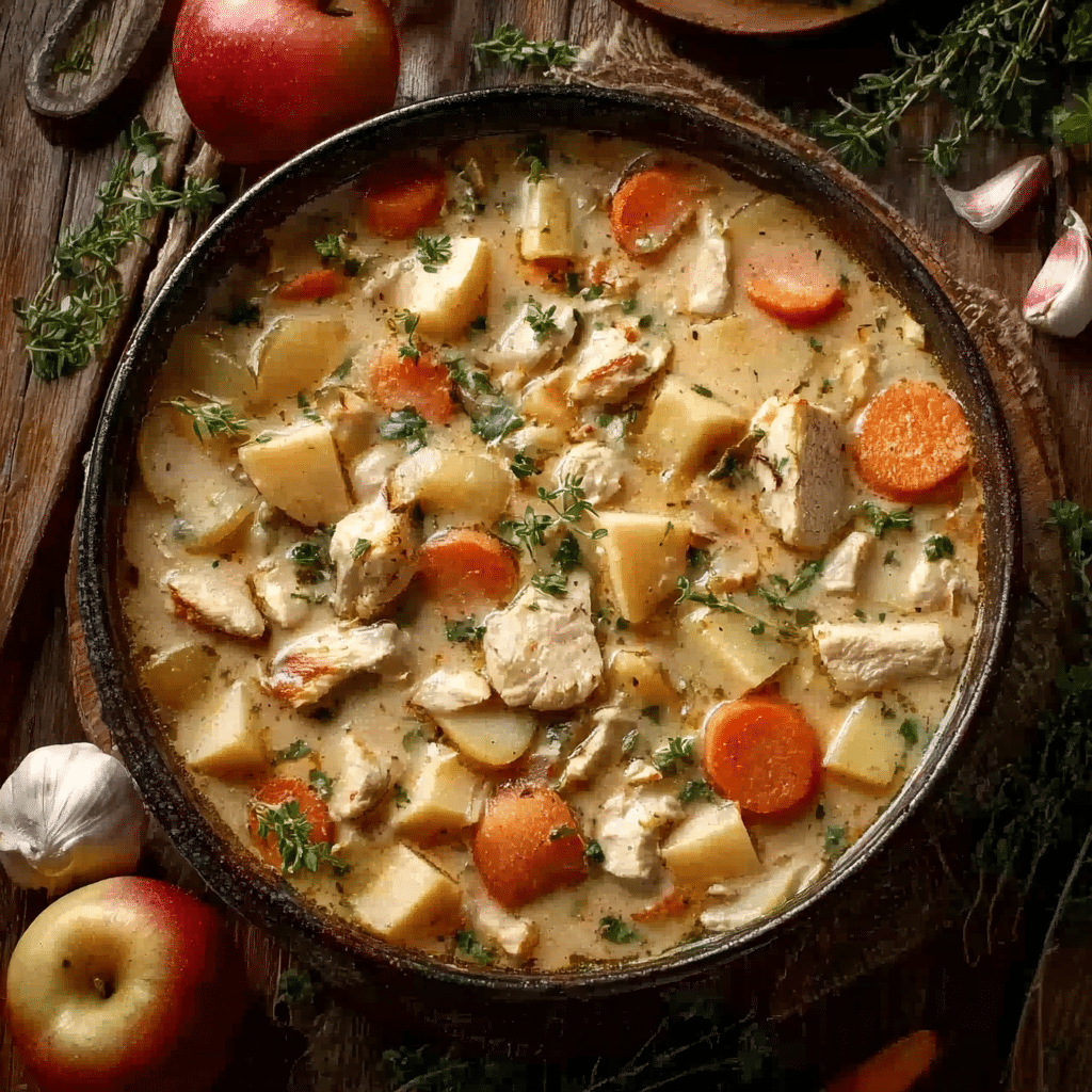 Apple Cider Chicken Stew Recipe - Recipe Image