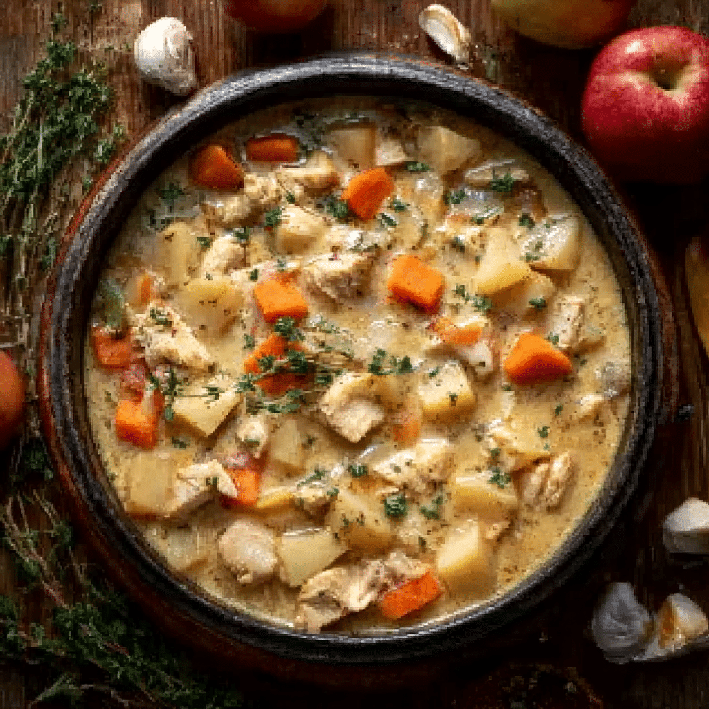 Apple Cider Chicken Stew Recipe - Recipe Image