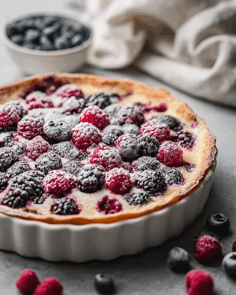 High Protein Triple Berry Bake Recipe