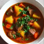 "Beef Stew with Root Vegetables Recipe