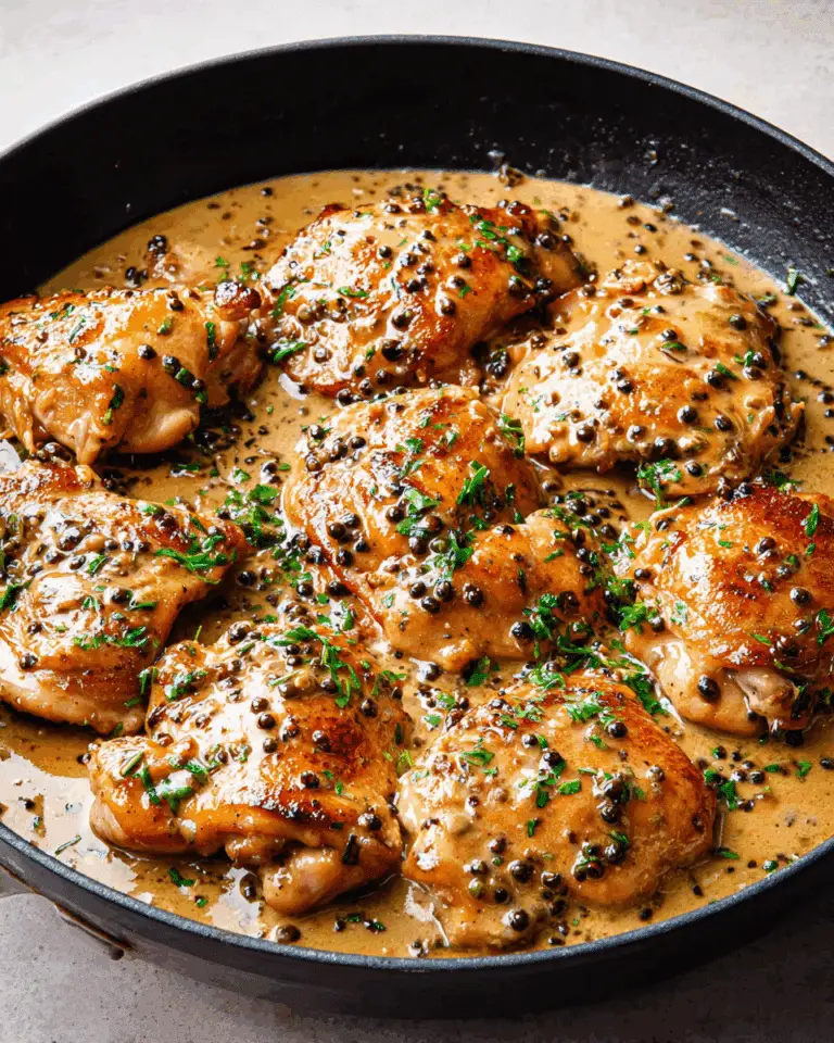 Chicken au Poivre Recipe