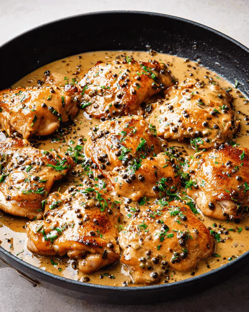Chicken au Poivre Recipe
