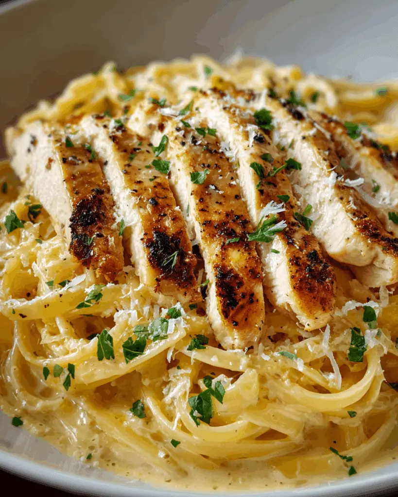 Creamy Garlic Parmesan Chicken Pasta Recipe