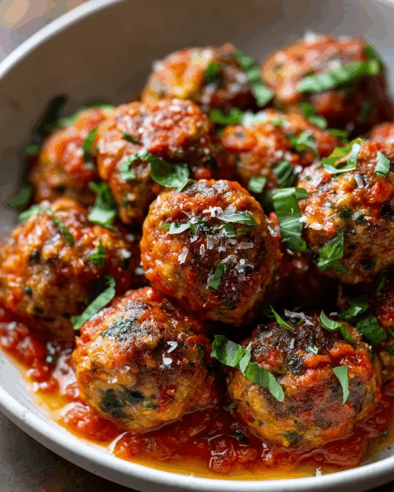 Mozzarella Stuffed Meatballs Recipe