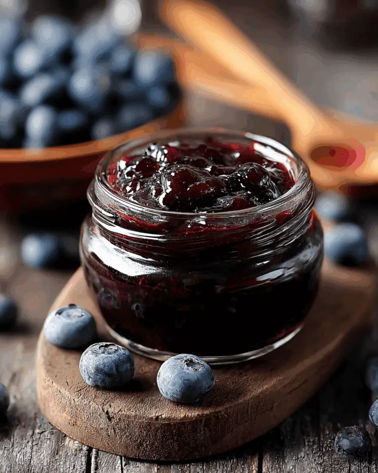Homemade Blueberry Jam Recipe