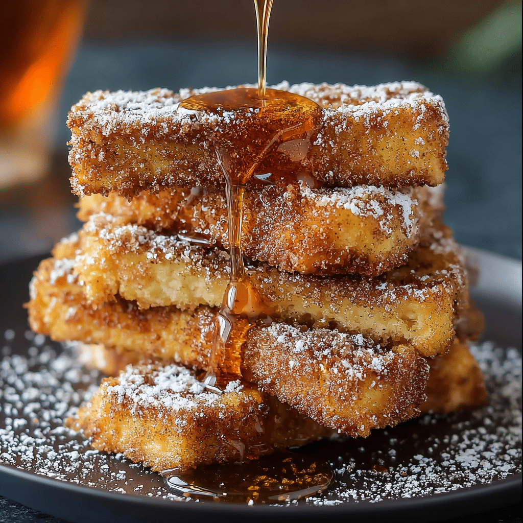 Air Fryer Cinnamon Sugar French Toast Sticks Recipe - Recipe Image