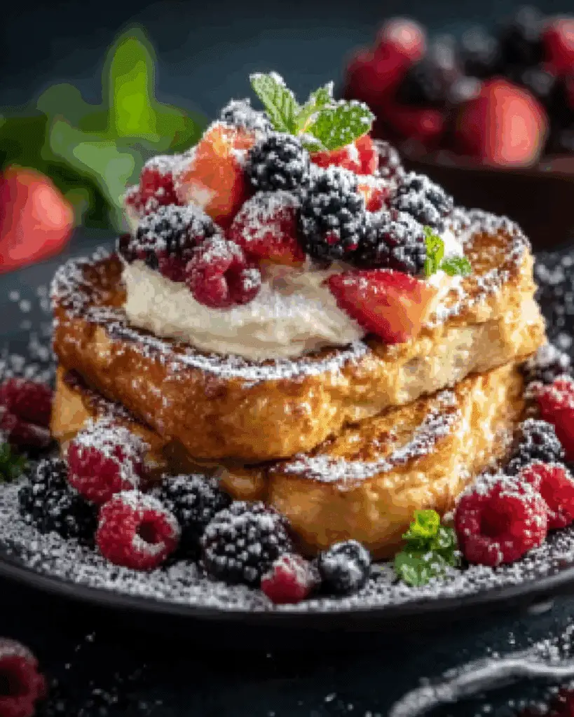 French Toast with Berries and Mascarpone Recipe