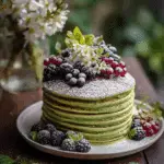 Matcha Green Tea Pancakes Recipe