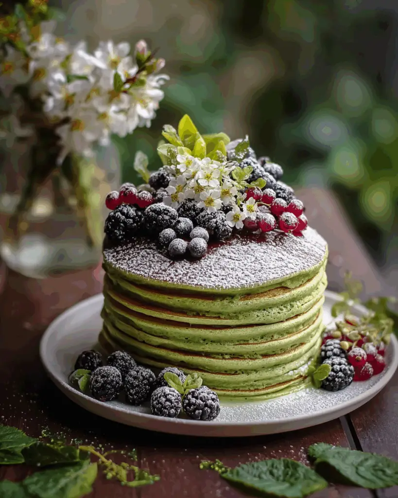 Matcha Green Tea Pancakes Recipe
