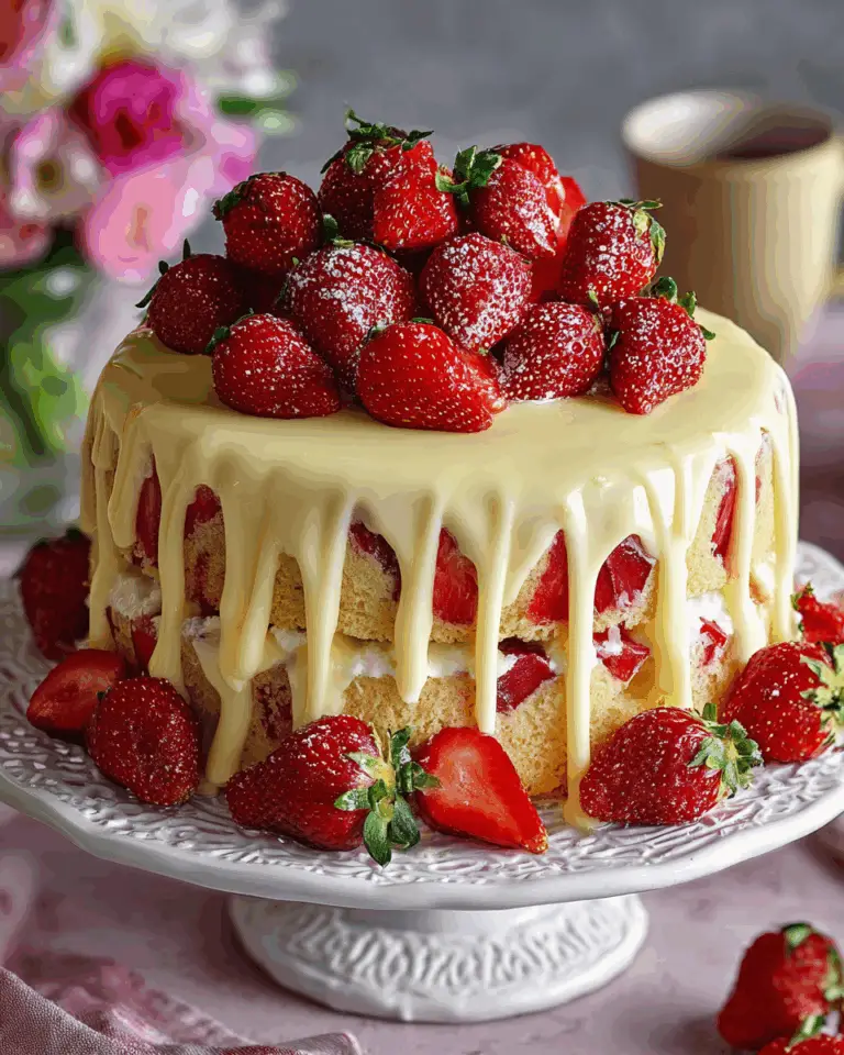 Strawberry Cream Cheese Pound Cake Recipe