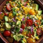 Summer Corn Salad with Avocado Recipe