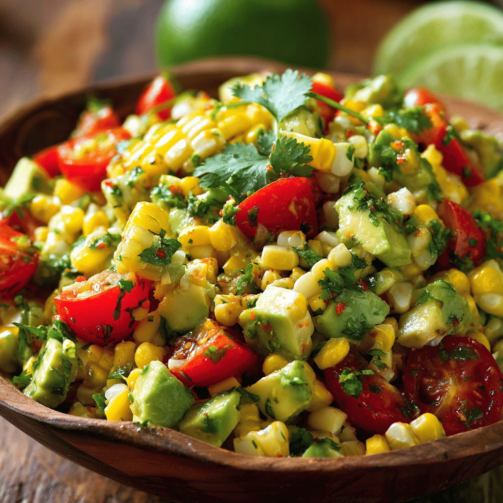 Summer Corn Salad with Avocado Recipe - Recipe Image