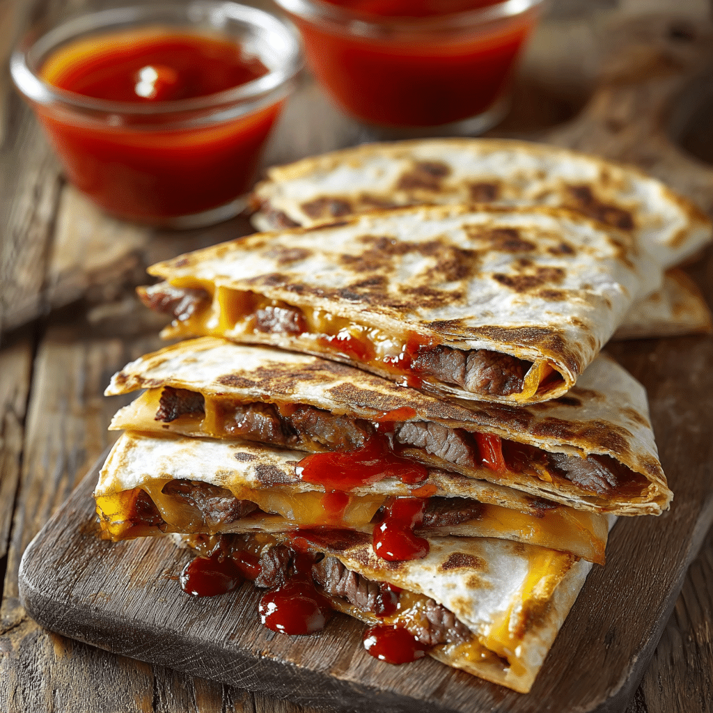 Smashburger Quesadillas Recipe - Recipe Image