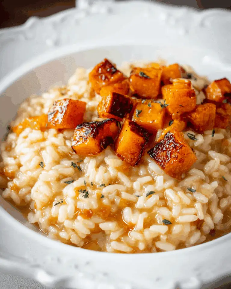 "Butternut Squash and Chicken Risotto Recipe
