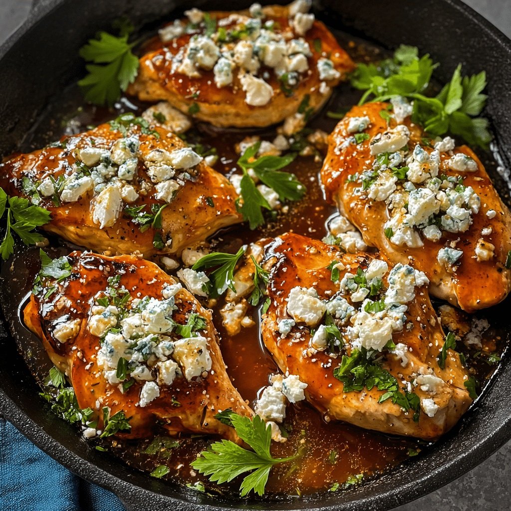 Hot Honey Feta Chicken Recipe - Recipe Image