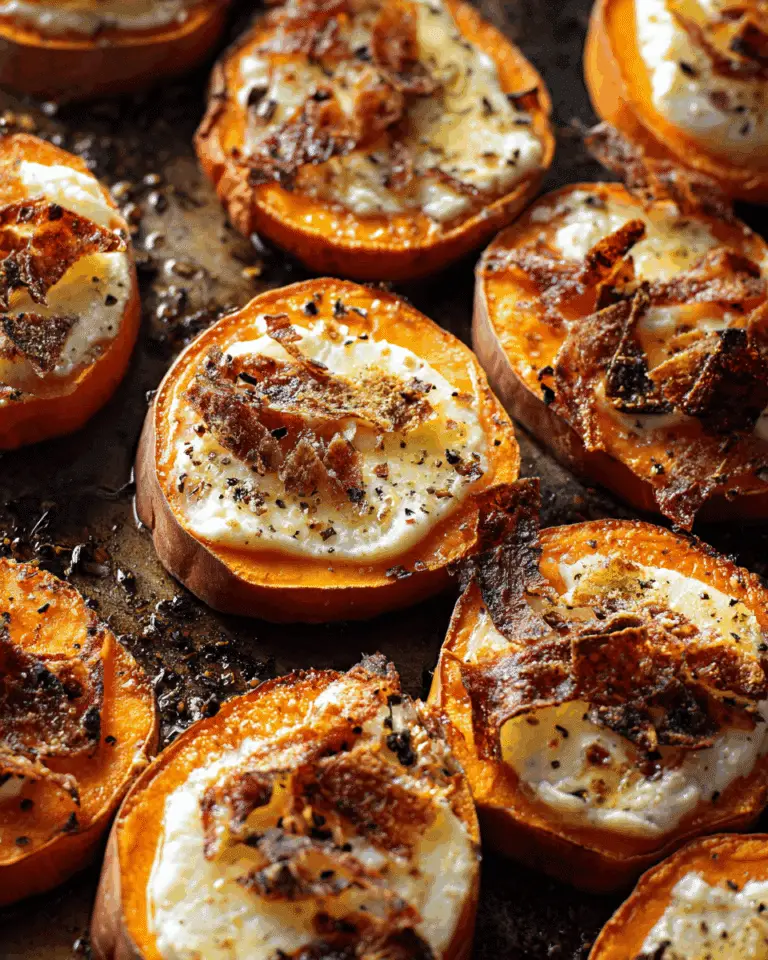 Sweet Potato Rounds with Goat Cheese Recipe