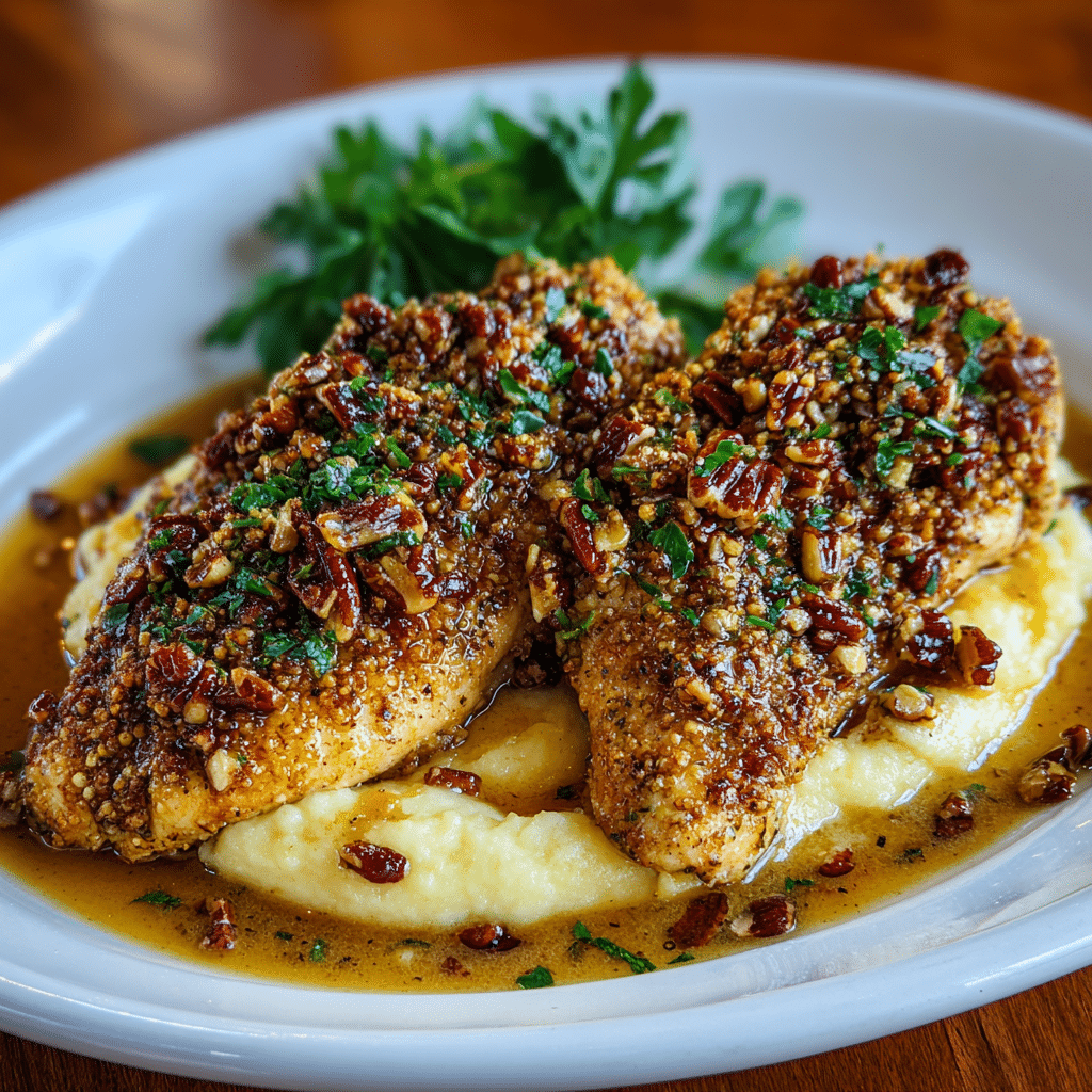 Maple Pecan Crusted Chicken Recipe