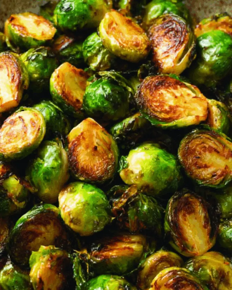"Maple-Glazed Brussels Sprouts with Beef Recipe