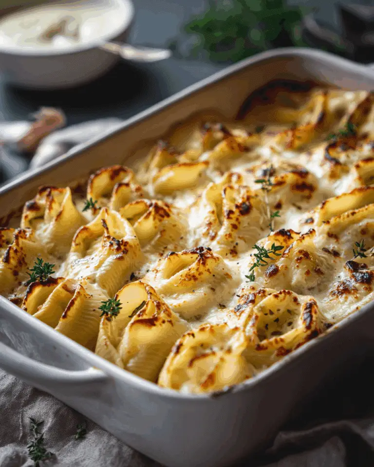 ** Creamy Gorgonzola Tortellini Casserole