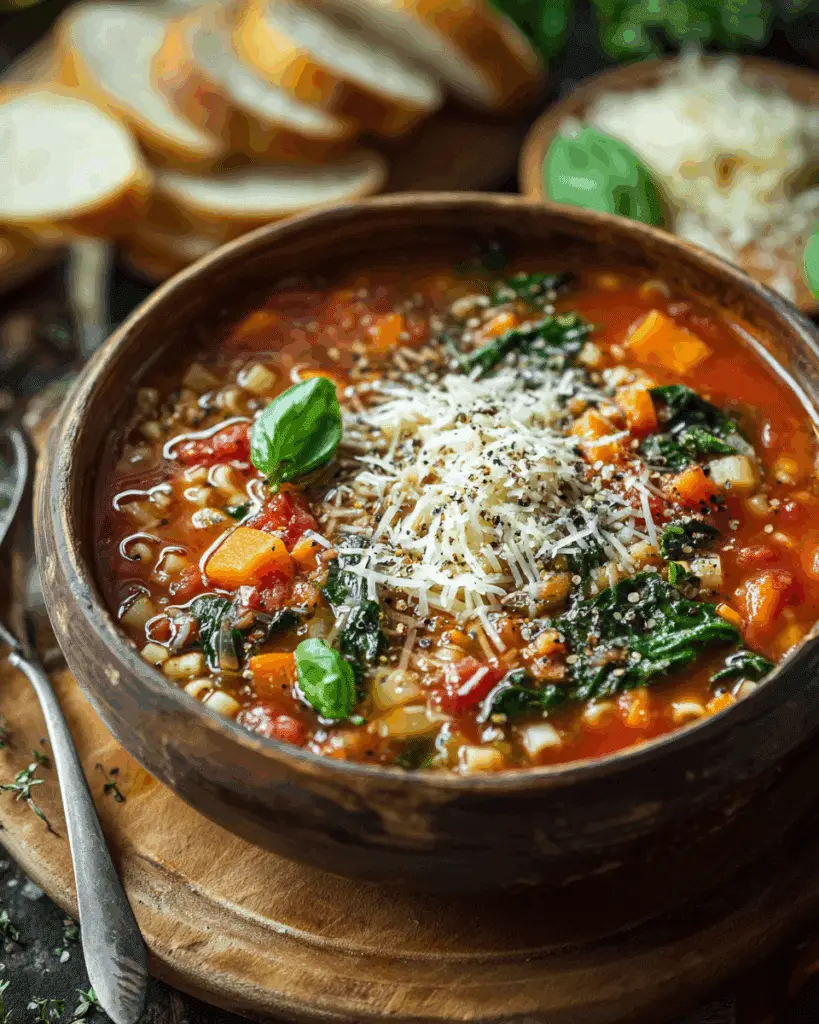 Hearty Minestrone Soup Recipe