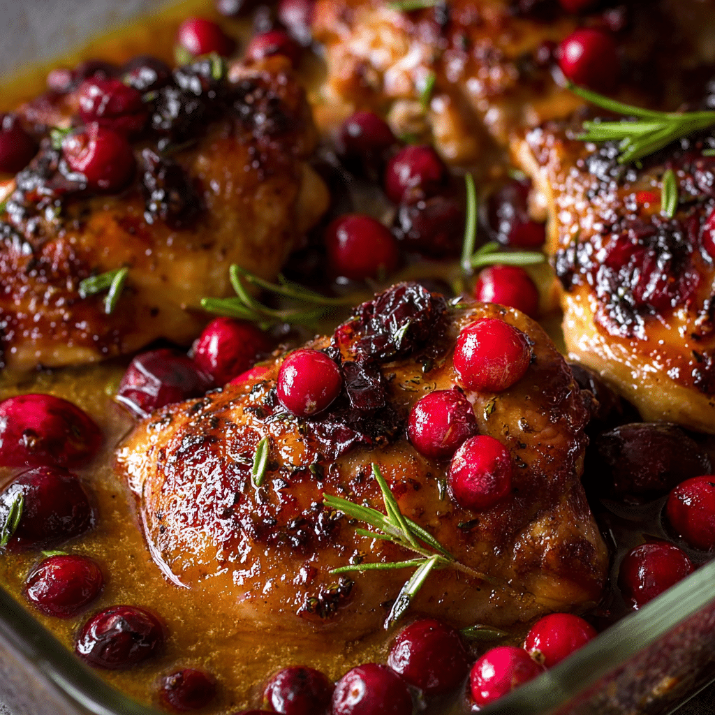 Cranberry Balsamic Chicken Recipe