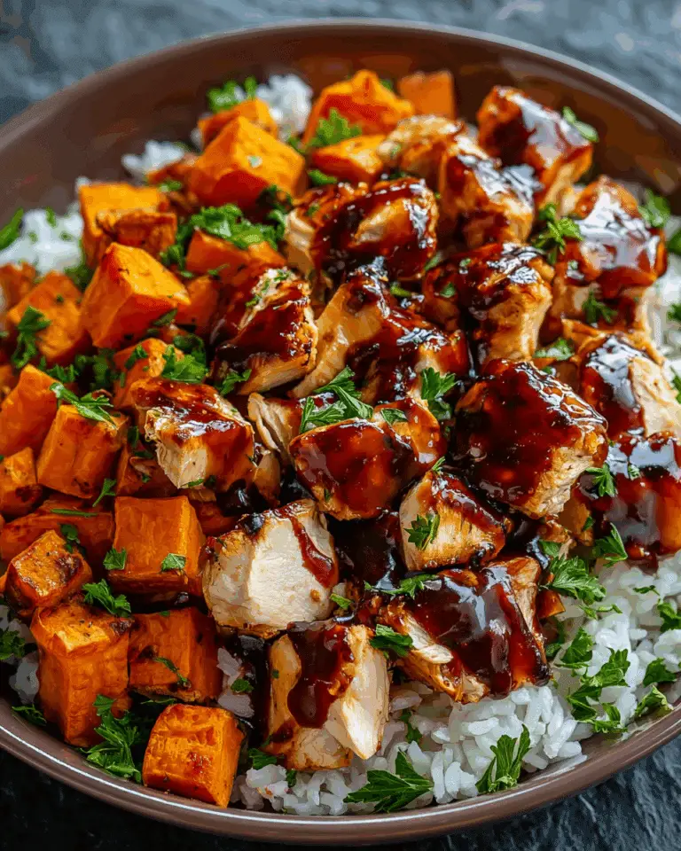 BBQ Chicken Sweet Potato Bowl Recipe