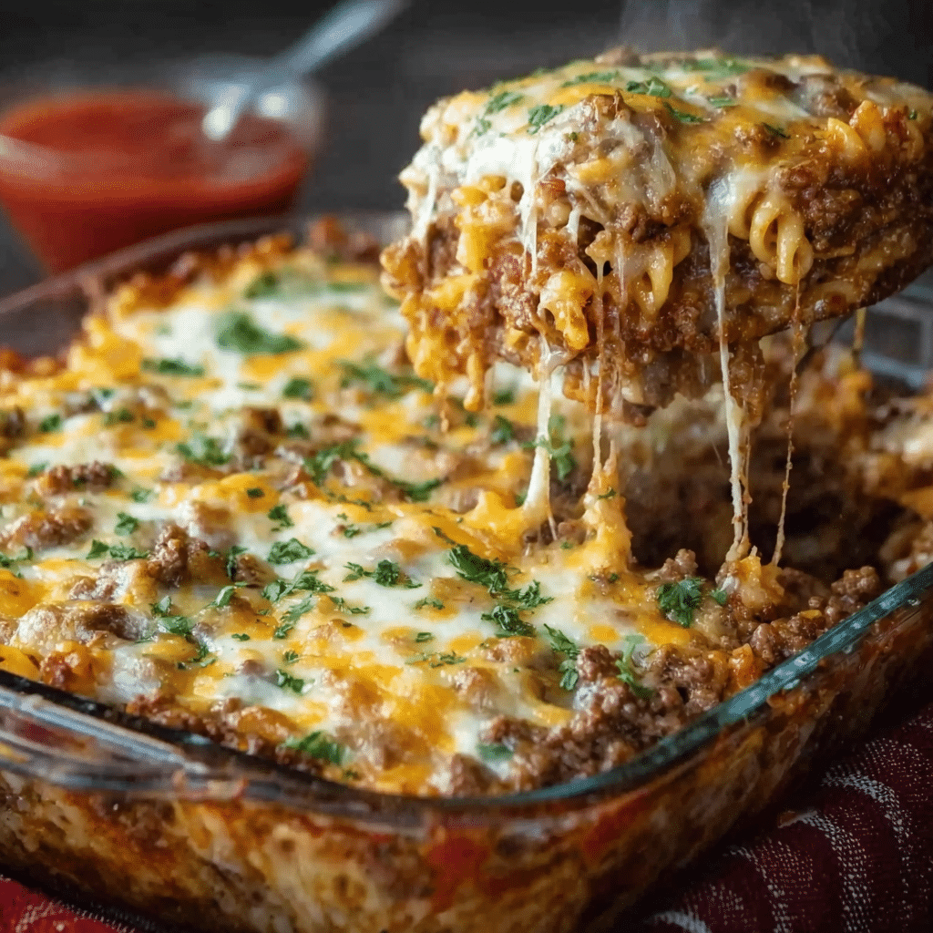 Cheesy Taco Biscuit Bake Recipe - Recipe Image
