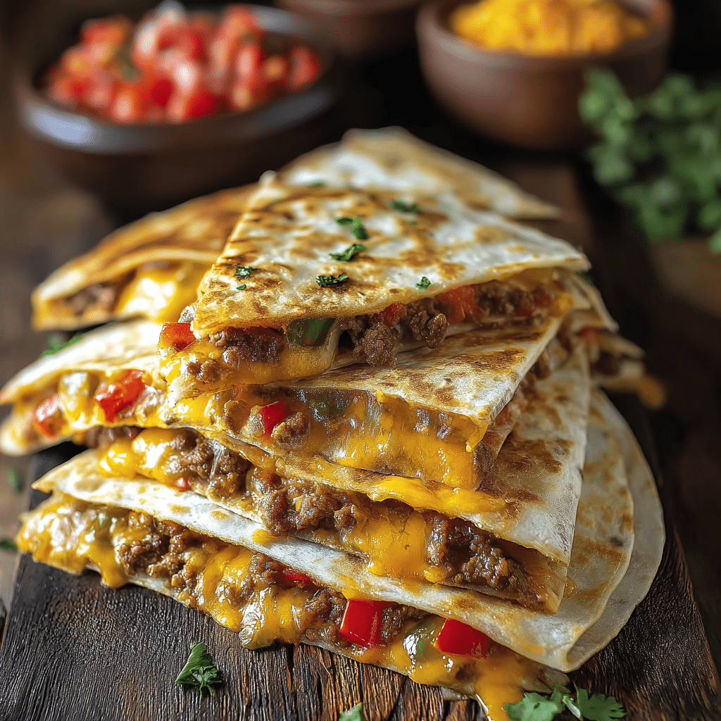Smashburger Quesadillas Recipe - Recipe Image