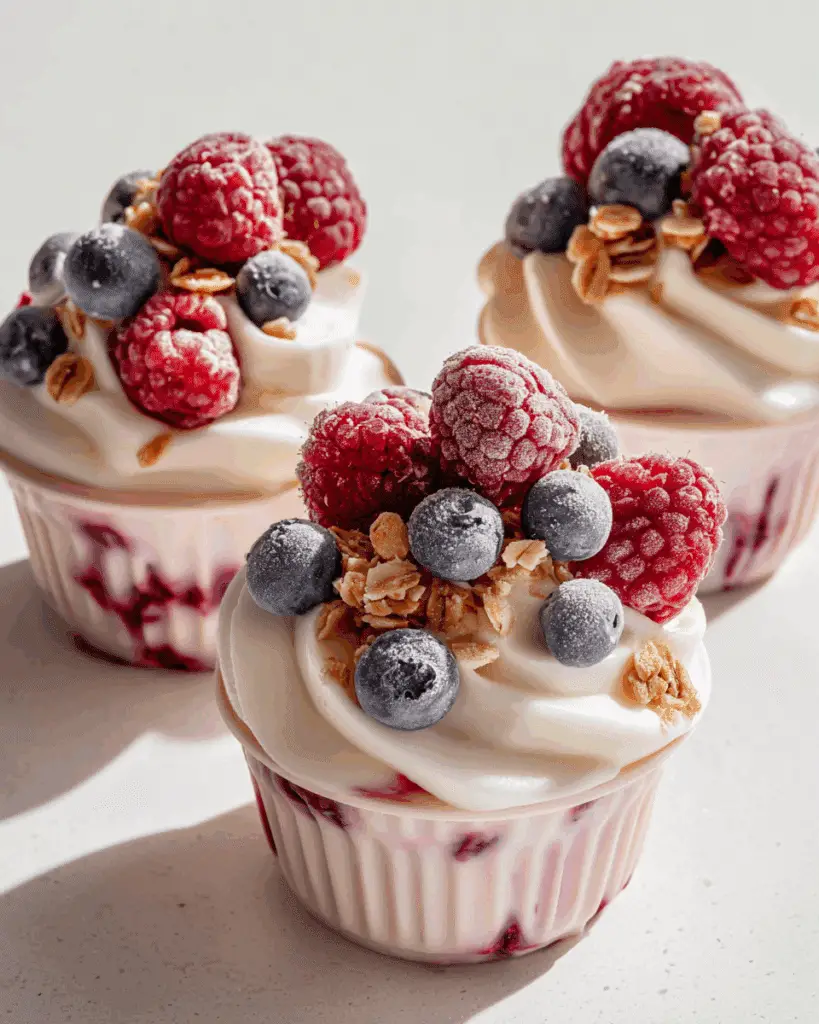 Frozen Yogurt Granola Cups Recipe