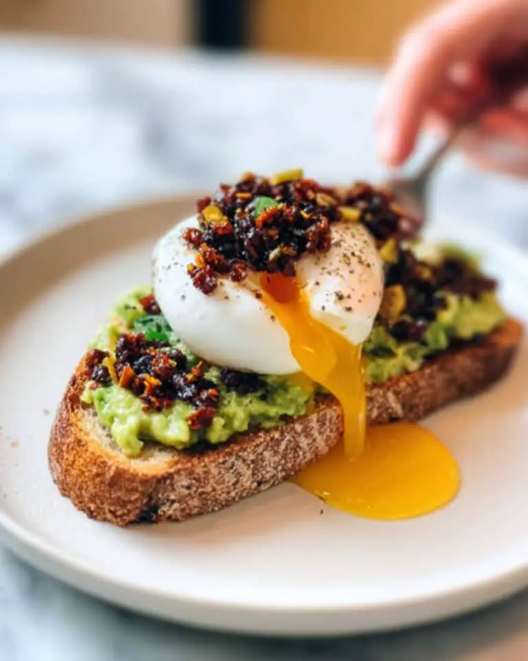 Avocado Toast with Eggs Recipe
