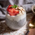 Creamy Chia Seed Pudding with Vanilla and Toppings Recipe