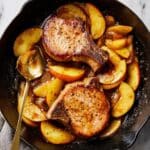 Seared Beef Chops with Apples Recipe